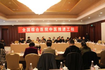 全國綜合醫(yī)院中醫(yī)推進(jìn)工程建設(shè)討論會在京召開